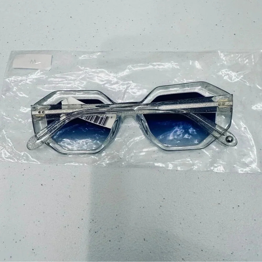 New Garrett Leight Sunglasses Jaqueline Semi Flat Ultra Marine Gradient Luxury — image 6 of 8